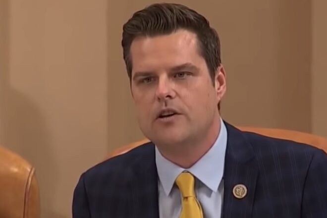 Gaetz Seeks Retribution For 2019 Saudi Arabia Shootings