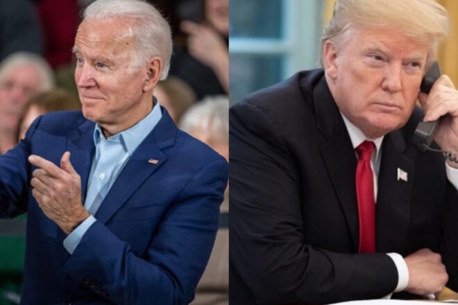 Trump and Biden Exchange Jabs on New Year's Eve