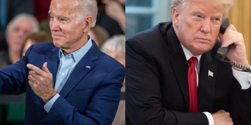 Trump and Biden Exchange Jabs on New Year's Eve