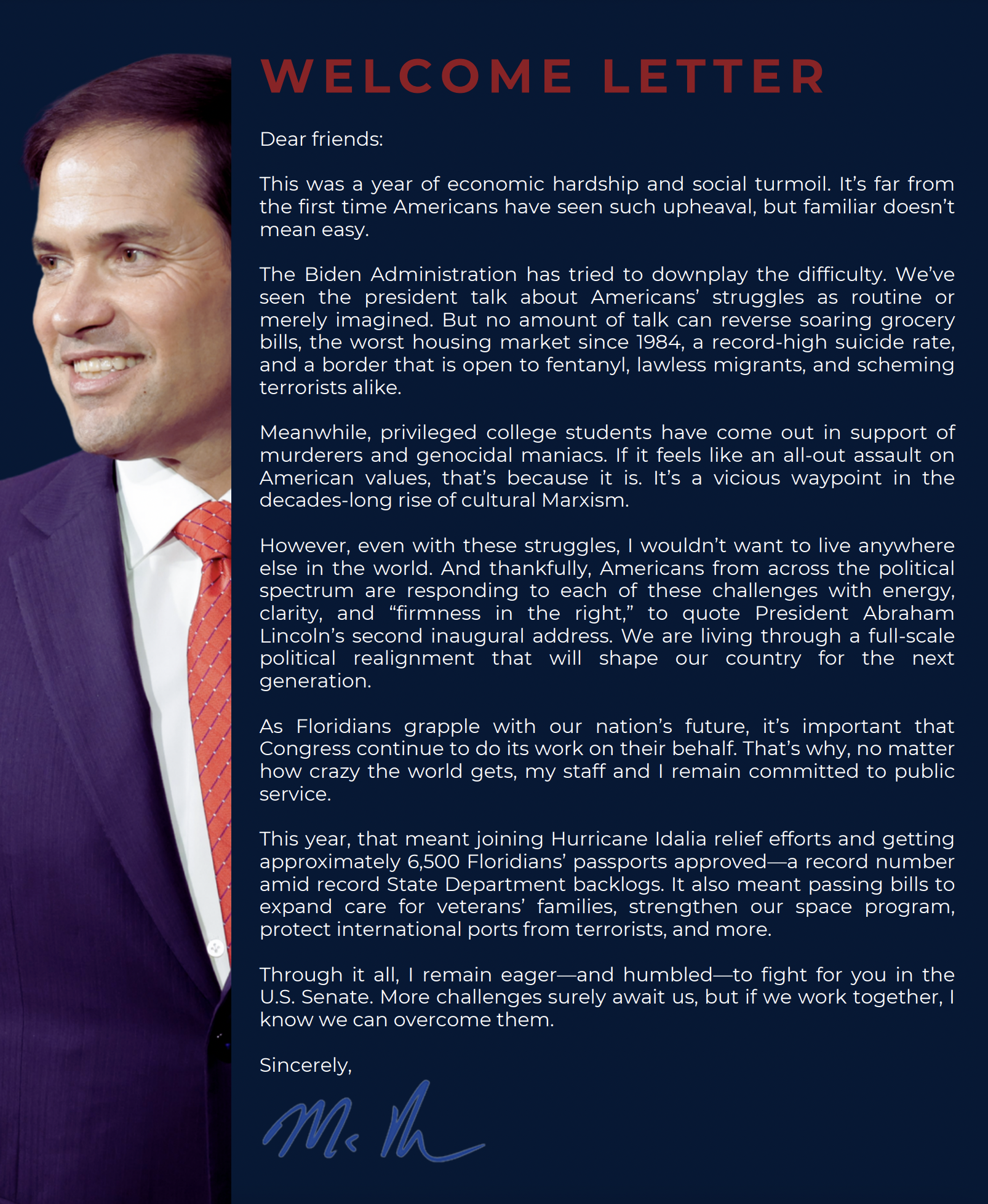 Senator Marco Rubio